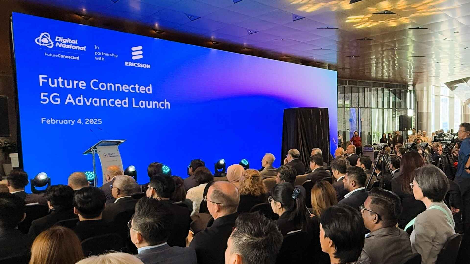 Future Connected attendees gathered in a packed hall.